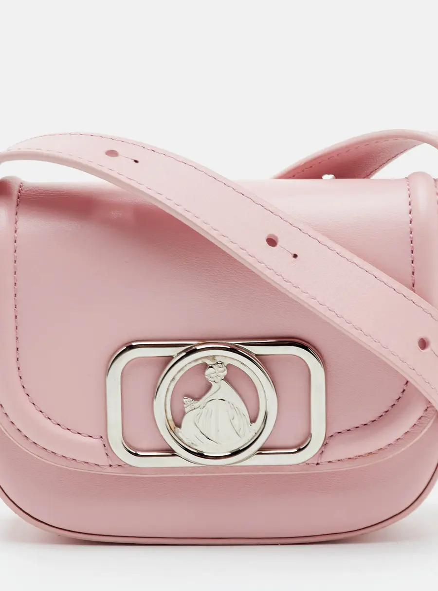 Lanvin Pink Leather Mini Crossbody Bag