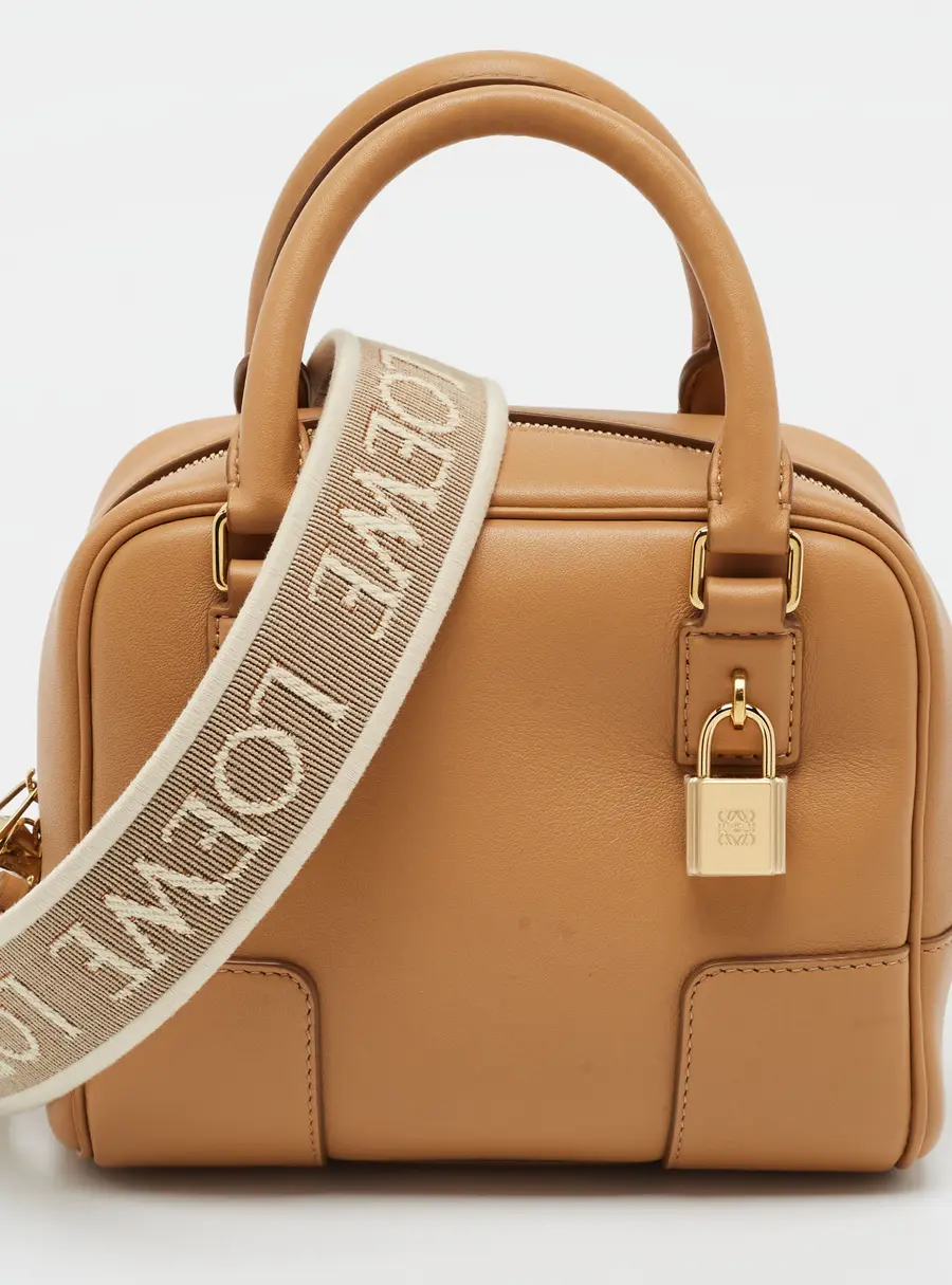 Loewe Amazona 16 Tan Leather Bag