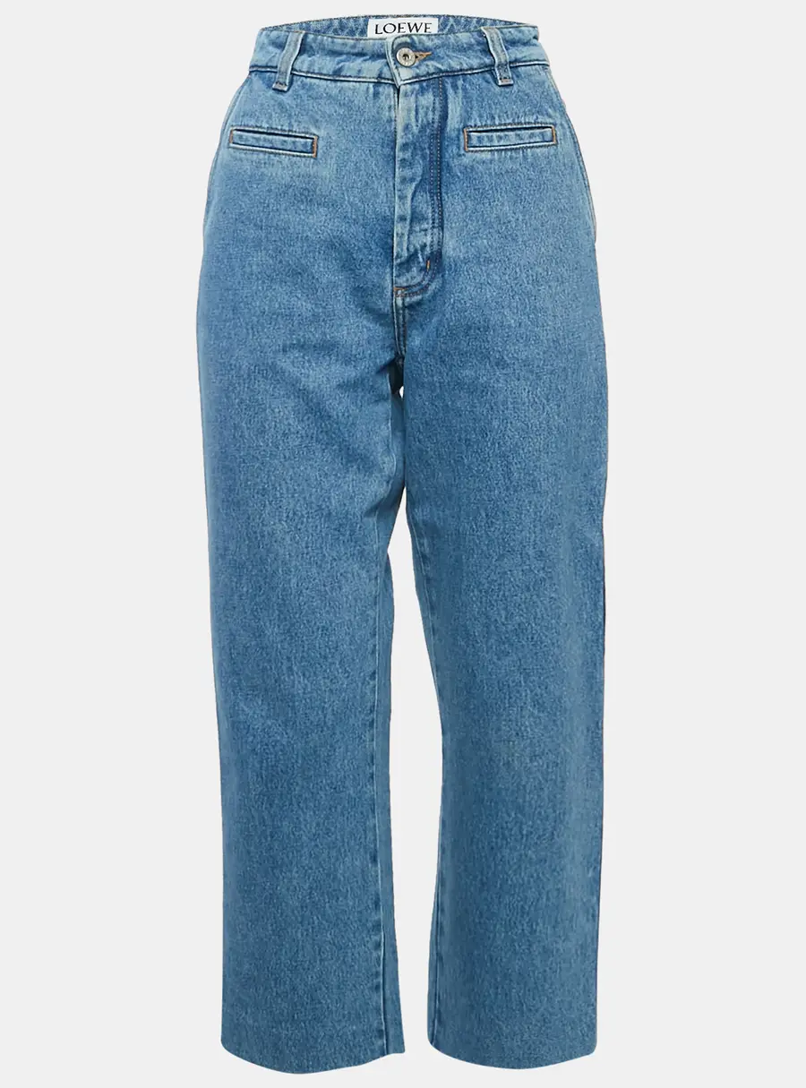 Loewe Blue Denim High Rise Jeans S/Waist 28"