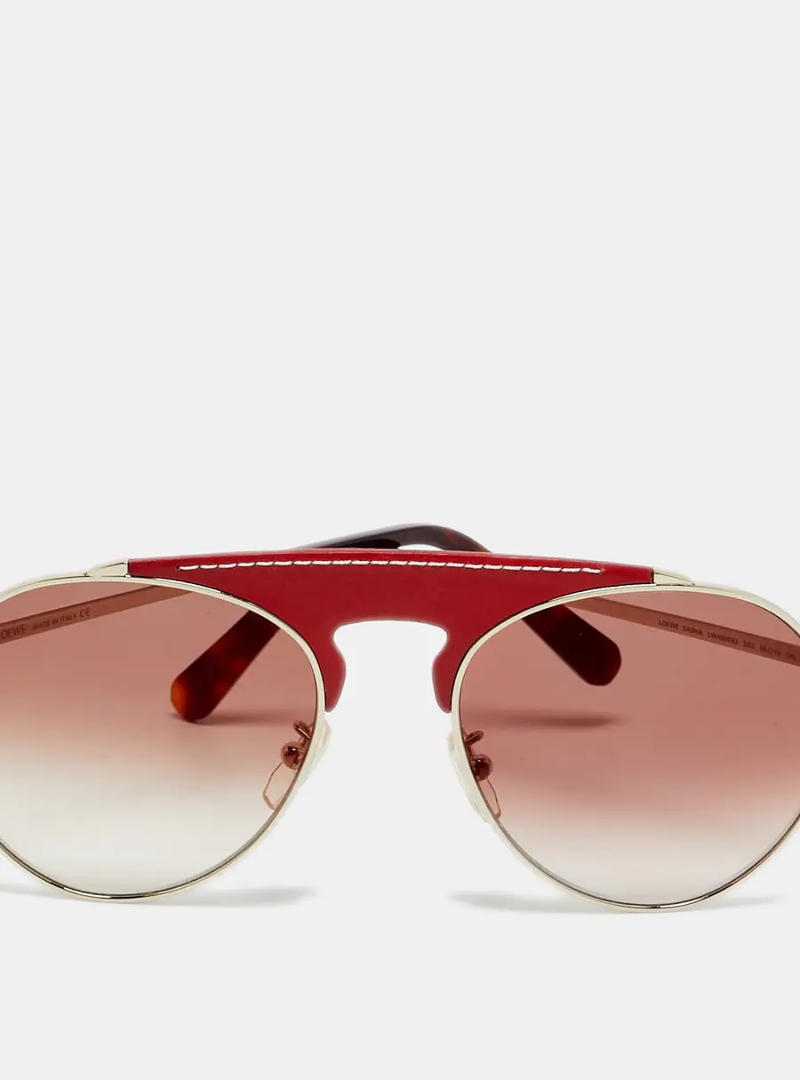 Loewe Red Gradient LW40005U Aviator Sunglasses