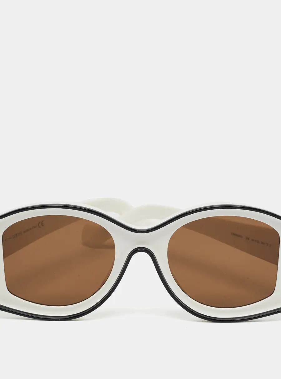 Loewe White/Black LW40047U Frame Butterfly Sunglasses