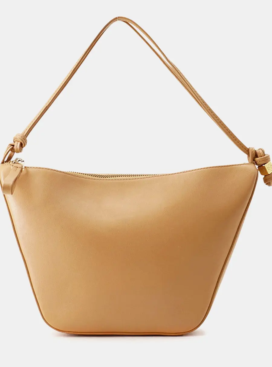 Loewe Hammock Hobo Bag Tan Leather Size Mini