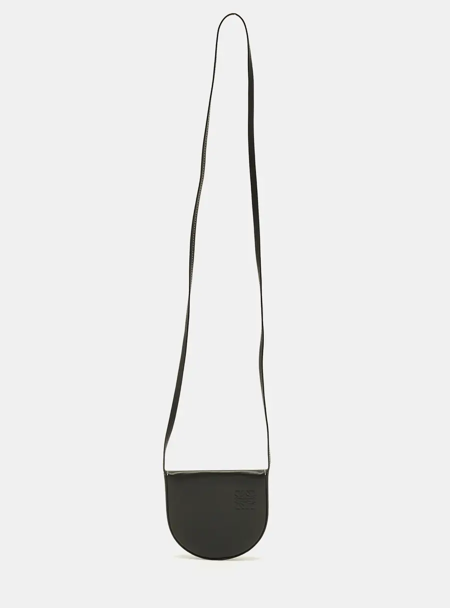 Loewe Mini Heel Black Leather Crossbody Bag