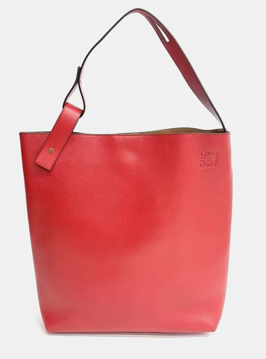 Loewe Leather Red shoulder bag