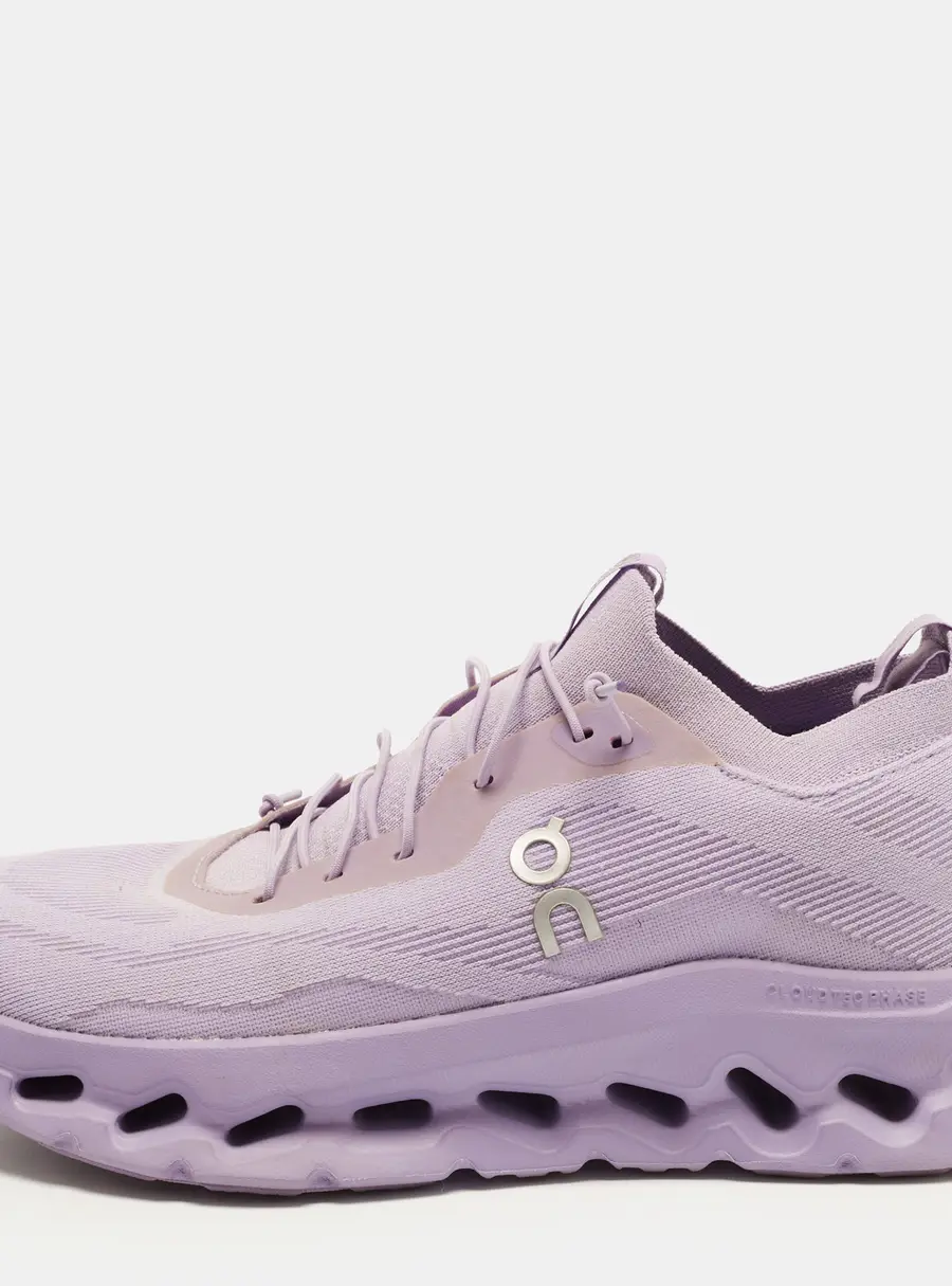 Loewe Cloudtilt Size 40 Purple Knit Fabric Lace Up Sneakers