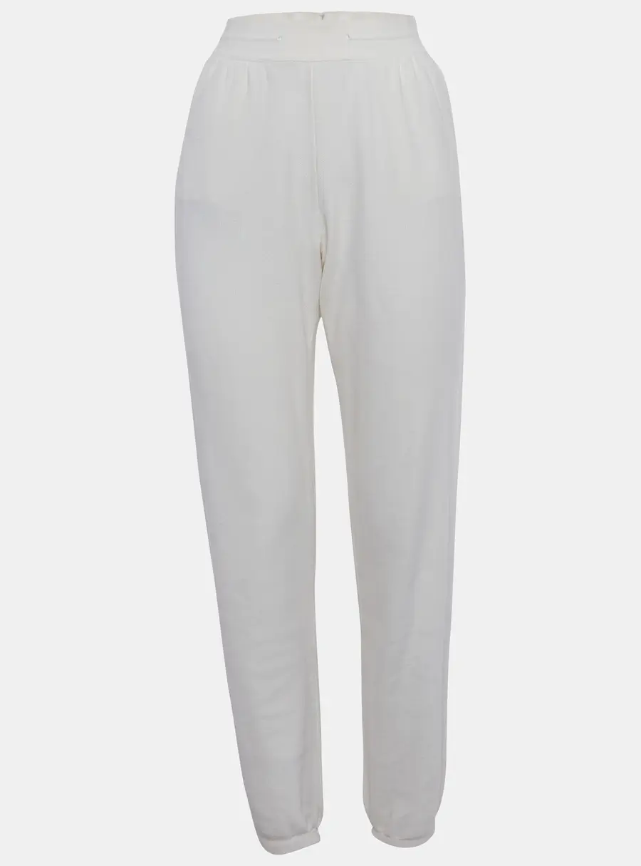 Loro Piana Off-White Knit Sweatpants S
