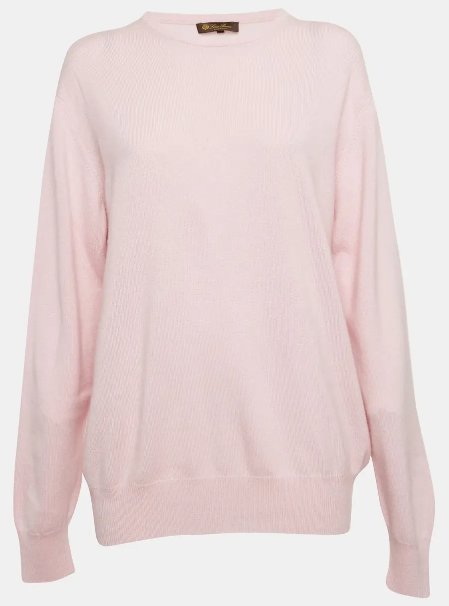 Loro Piana Pink Knitted Sweaters XL