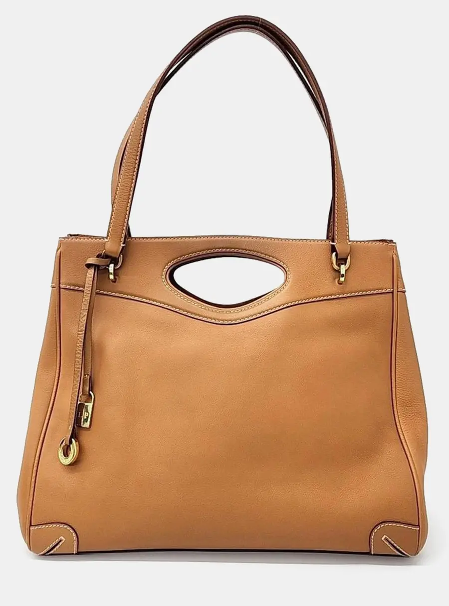 Loro Piana Brown Leather Shoulder Bag