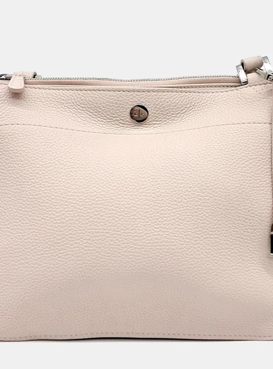 Loro Piana Milky Way Pink Leather Crossbody Bag
