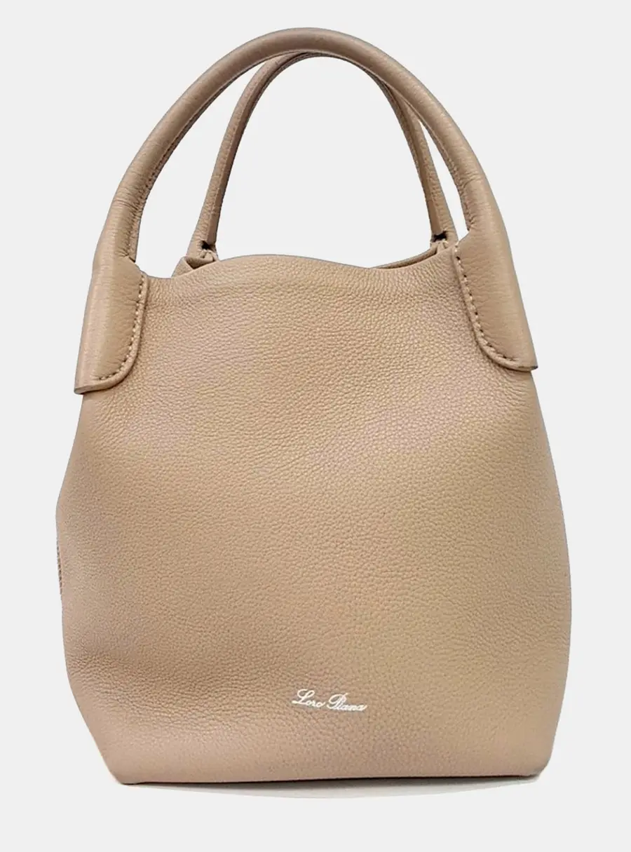 Loro Piana Beige Veil Bag Small