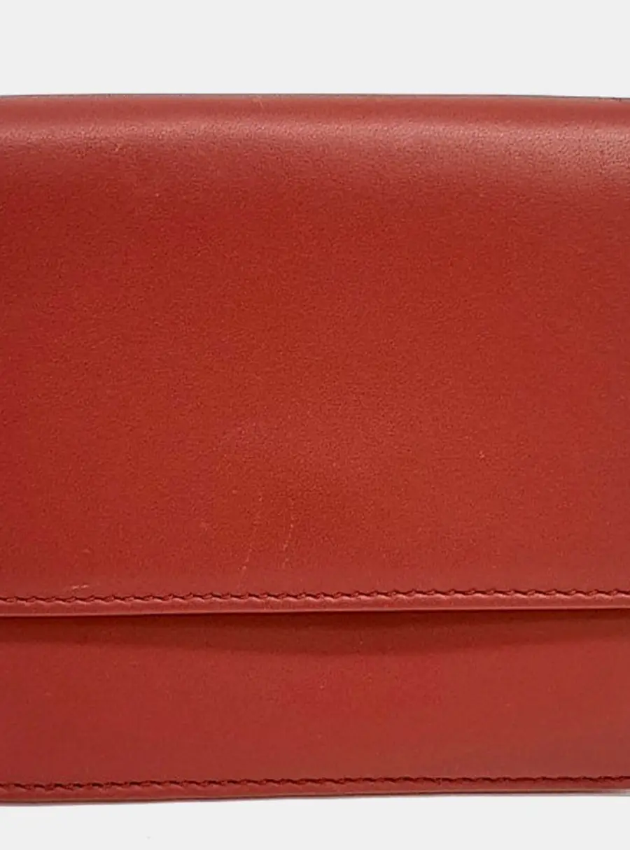 Loro Piana Scooby-Doo Brown Leather Card Holder