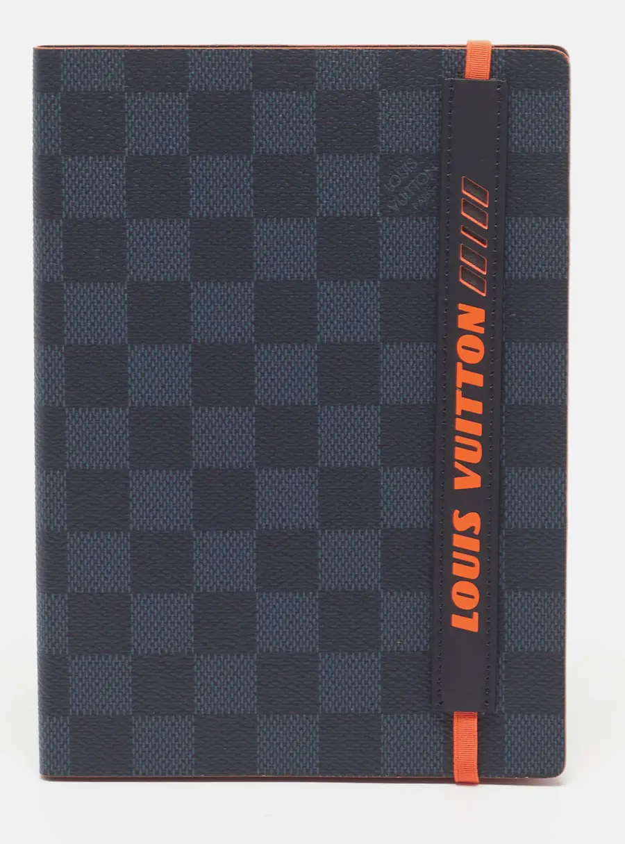Louis Vuitton Gustave Notebook Damier Cobalt Race Canvas