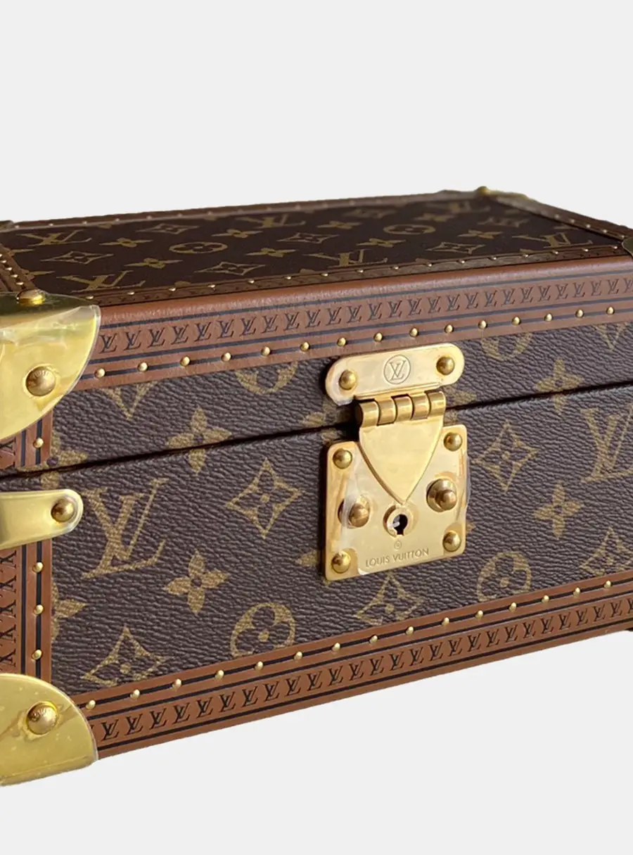 Louis Vuitton Coffret Tresor 24 Monogram Canvas Box Bag