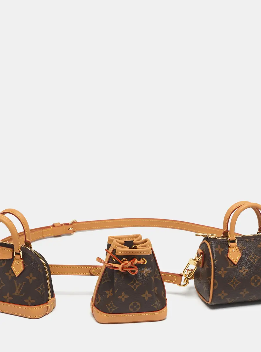 Louis Vuitton Trio Mini Icones Monogram Canvas Shoulder Bag