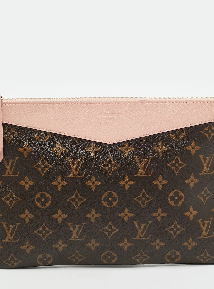 Louis Vuitton Daily Rose Poudre Monogram Canvas Pouch
