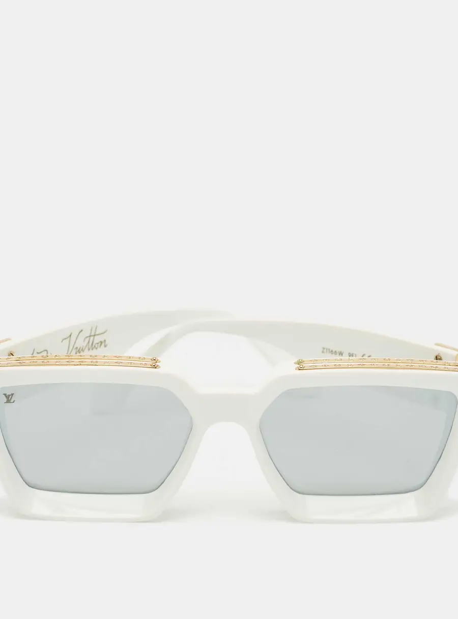 Louis Vuitton White/Black Mirrored Z1166W 1.1 Millionaires Sunglasses