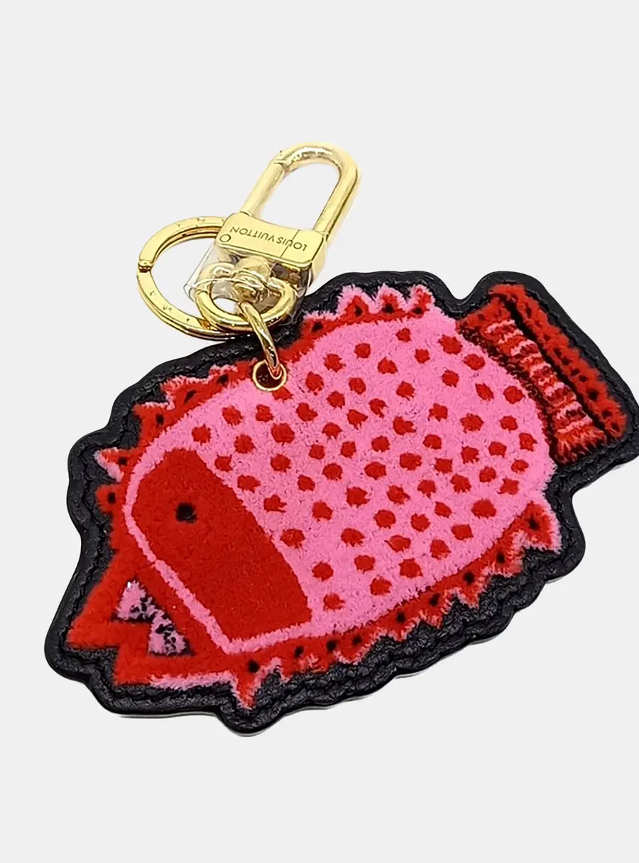 Louis Vuitton X Yayoi Kusama Fish Keychain and Bag Charm