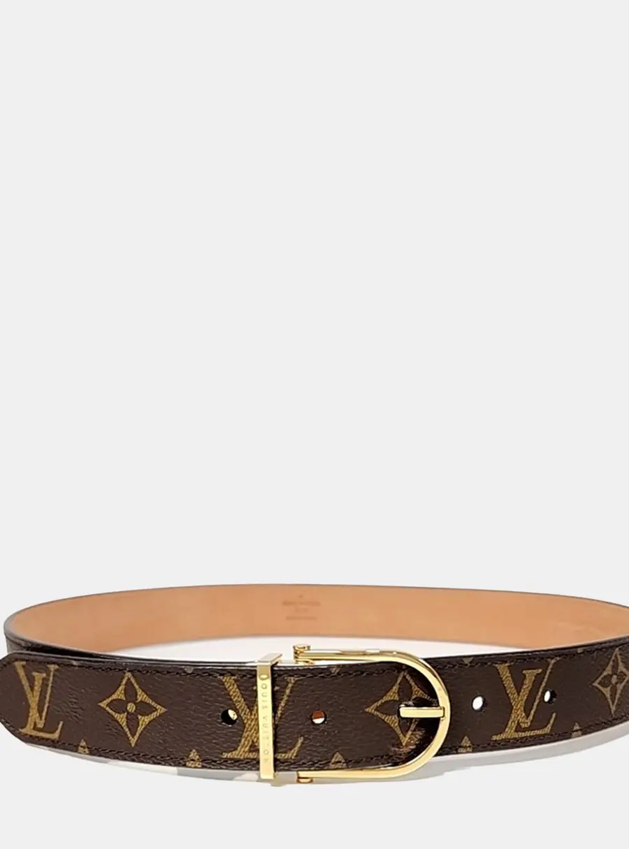 Louis Vuitton Brown Monogram Belt