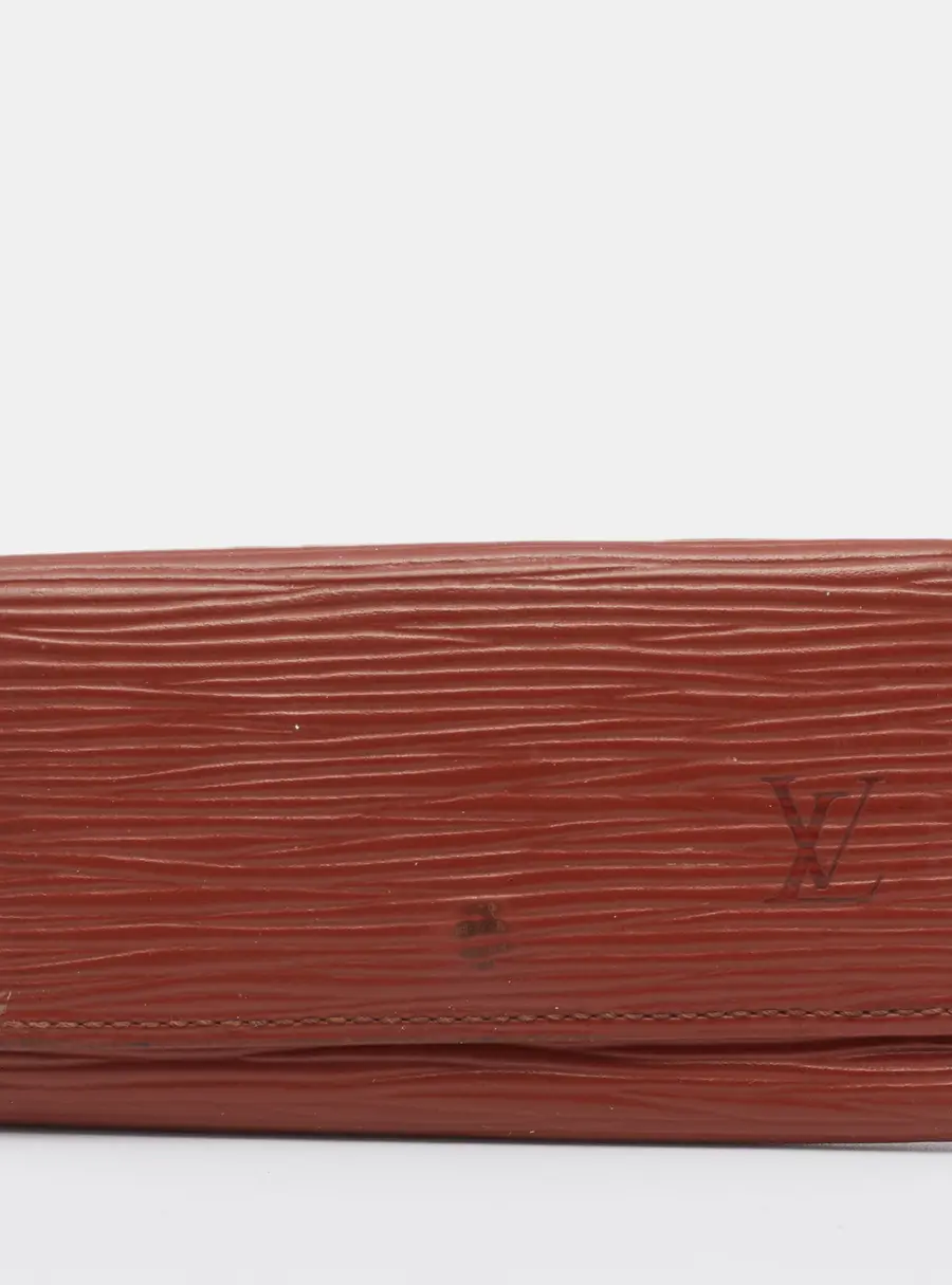 Louis Vuitton Brown Epi Leather 4 Key Holder