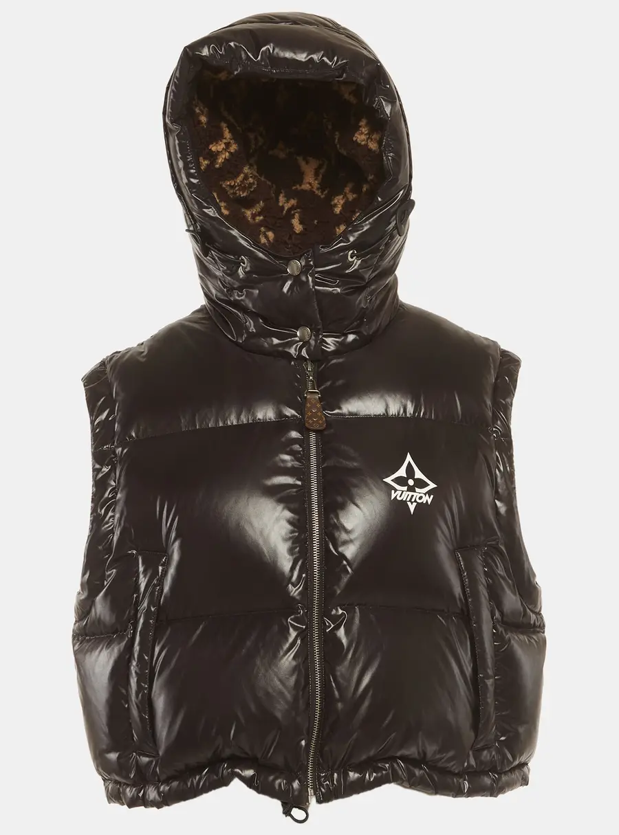 Louis Vuitton Black Nylon Down Gilet M