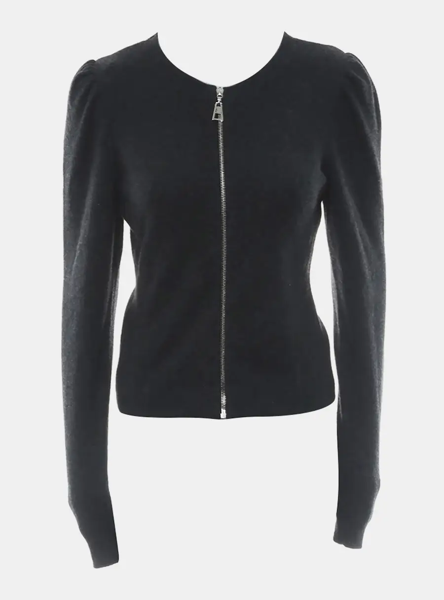 Louis Vuitton Knitted Zip-Up Jacket M