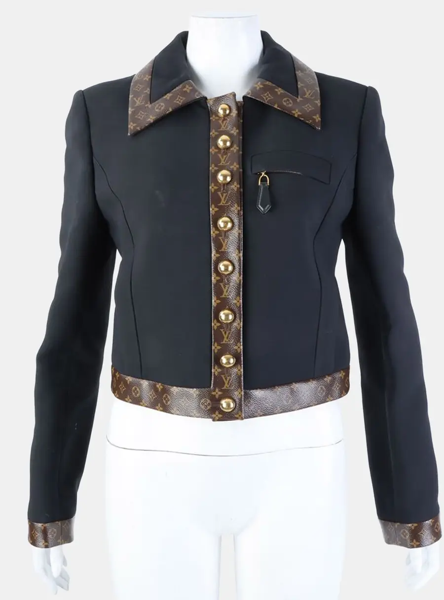 Louis Vuitton wool black/brown jacket 38