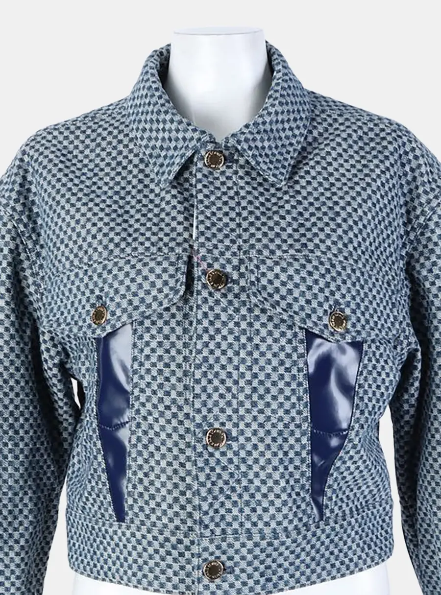 Louis Vuitton Blue Denim Jacket Size S