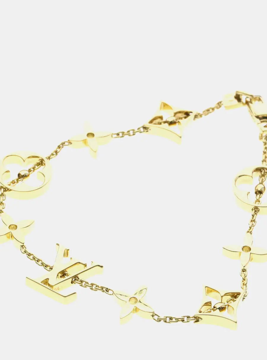 Louis Vuitton Monogram Yellow Gold (18K) Charm Bracelet