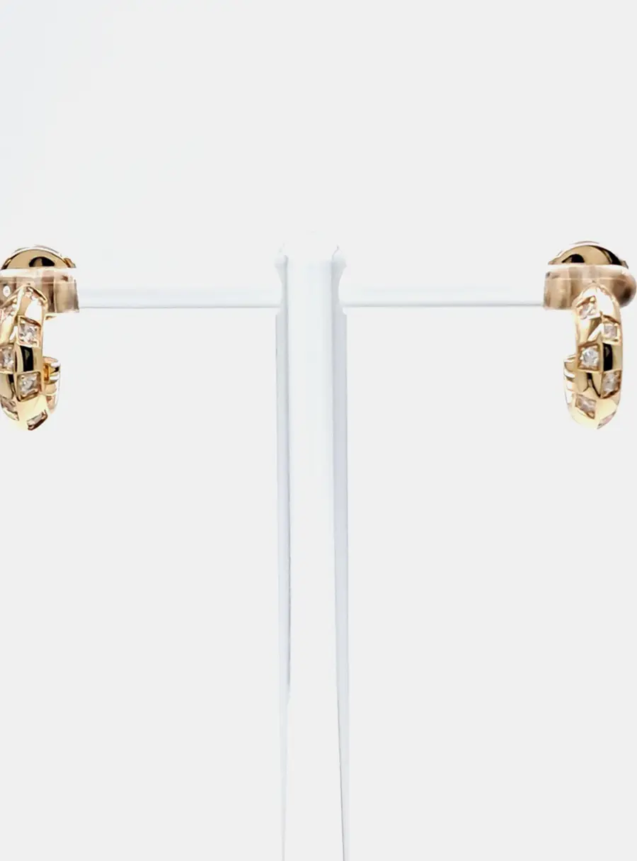Louis Vuitton Diamond Le Damier de Earrings (Small)