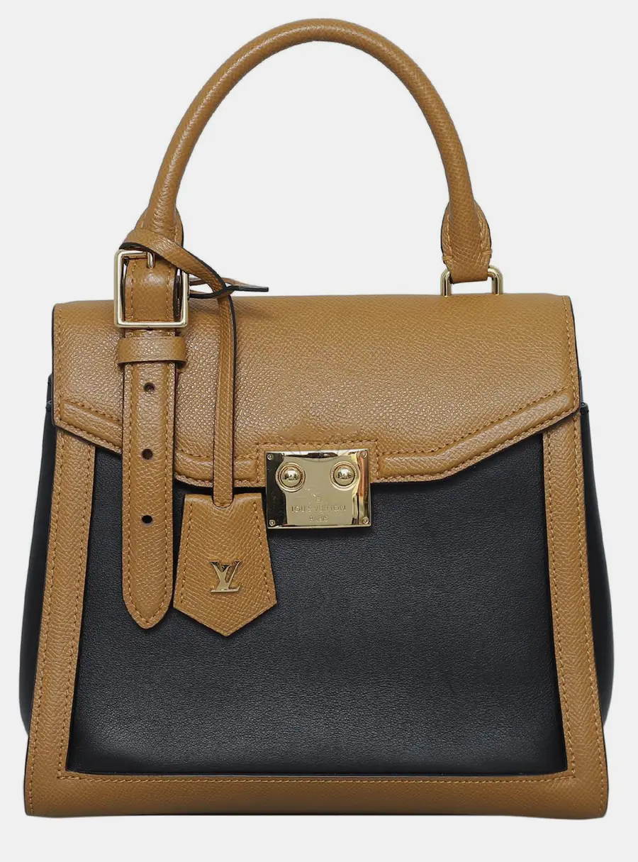 Louis Vuitton LV Arch PM Black Brown Epi Leather Top Handle Bag