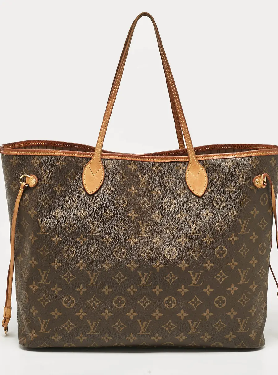 Louis Vuitton Neverfull GM Monogram Canvas and Leather Bag