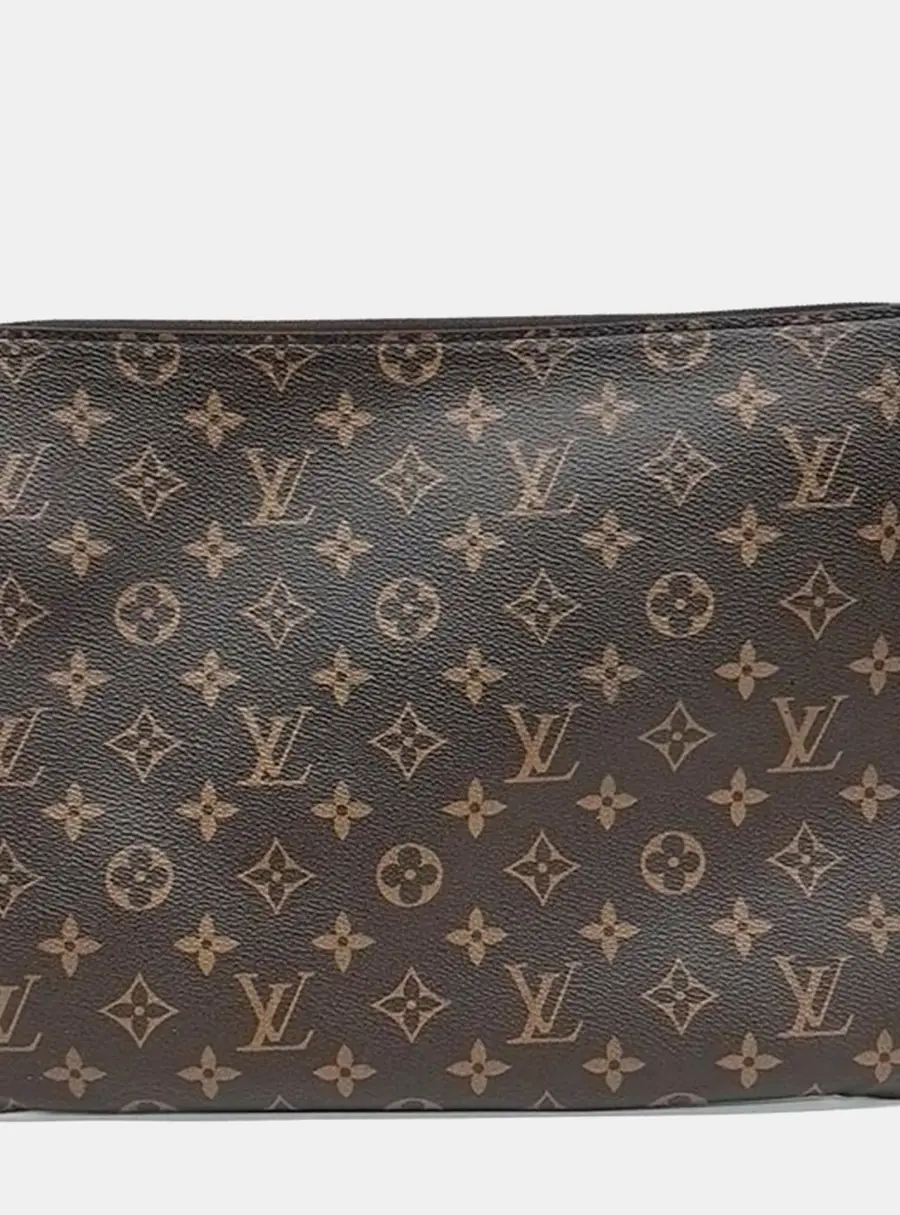 Louis Vuitton Etuille Voyage MM Brown Monogram Canvas Pouch Bag