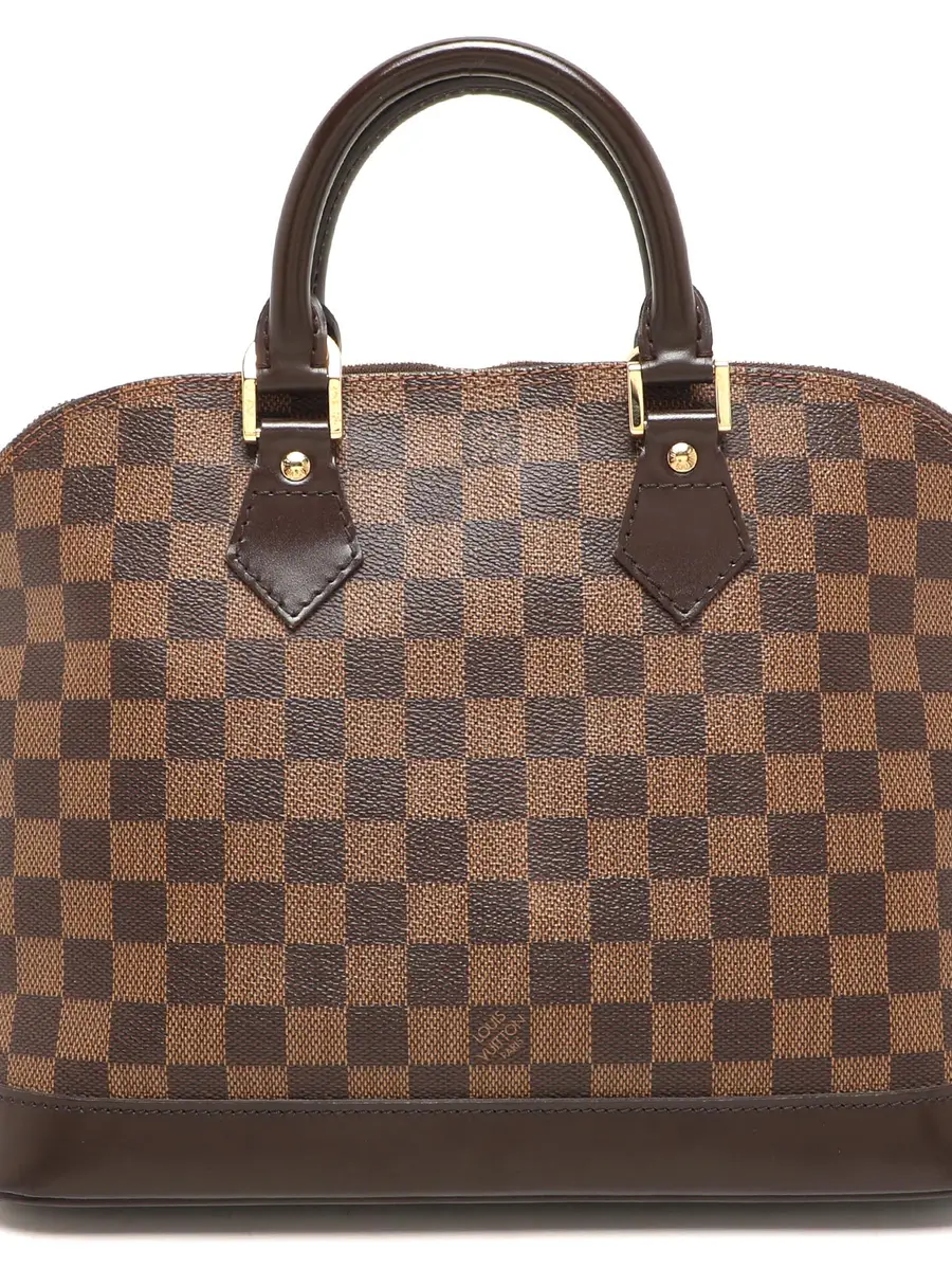 Louis Vuitton Alma Small Brown Leather Satchel