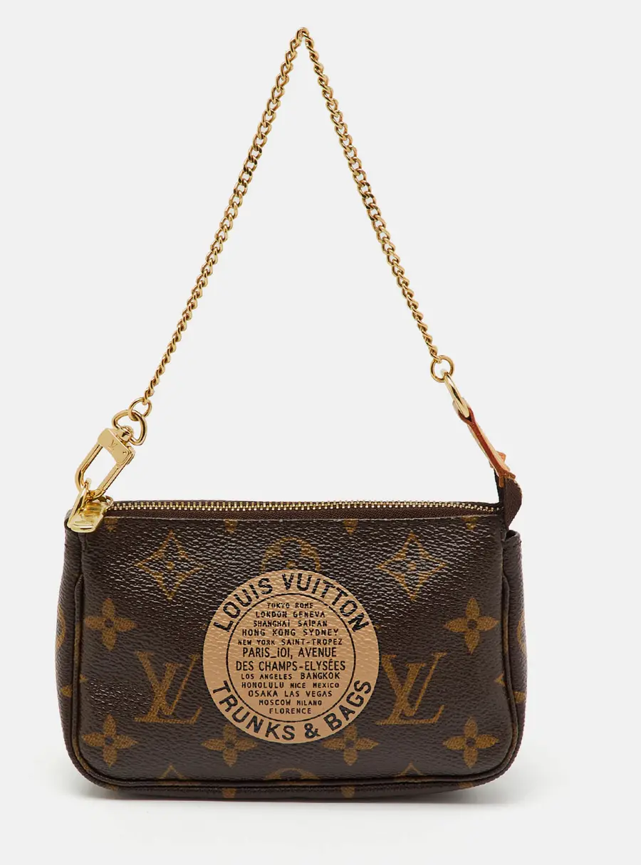 Louis Vuitton Monogram Canvas Limited Edition Mini Pochette Accessoires Bag