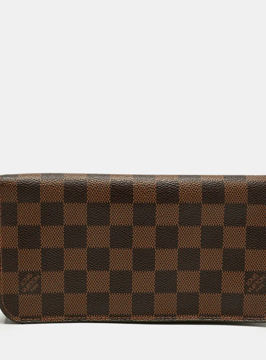 Louis Vuitton Insolite Brown Coated Canvas Wallets