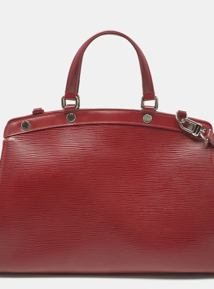 Louis Vuitton Brea Medium Red Leather Satchel