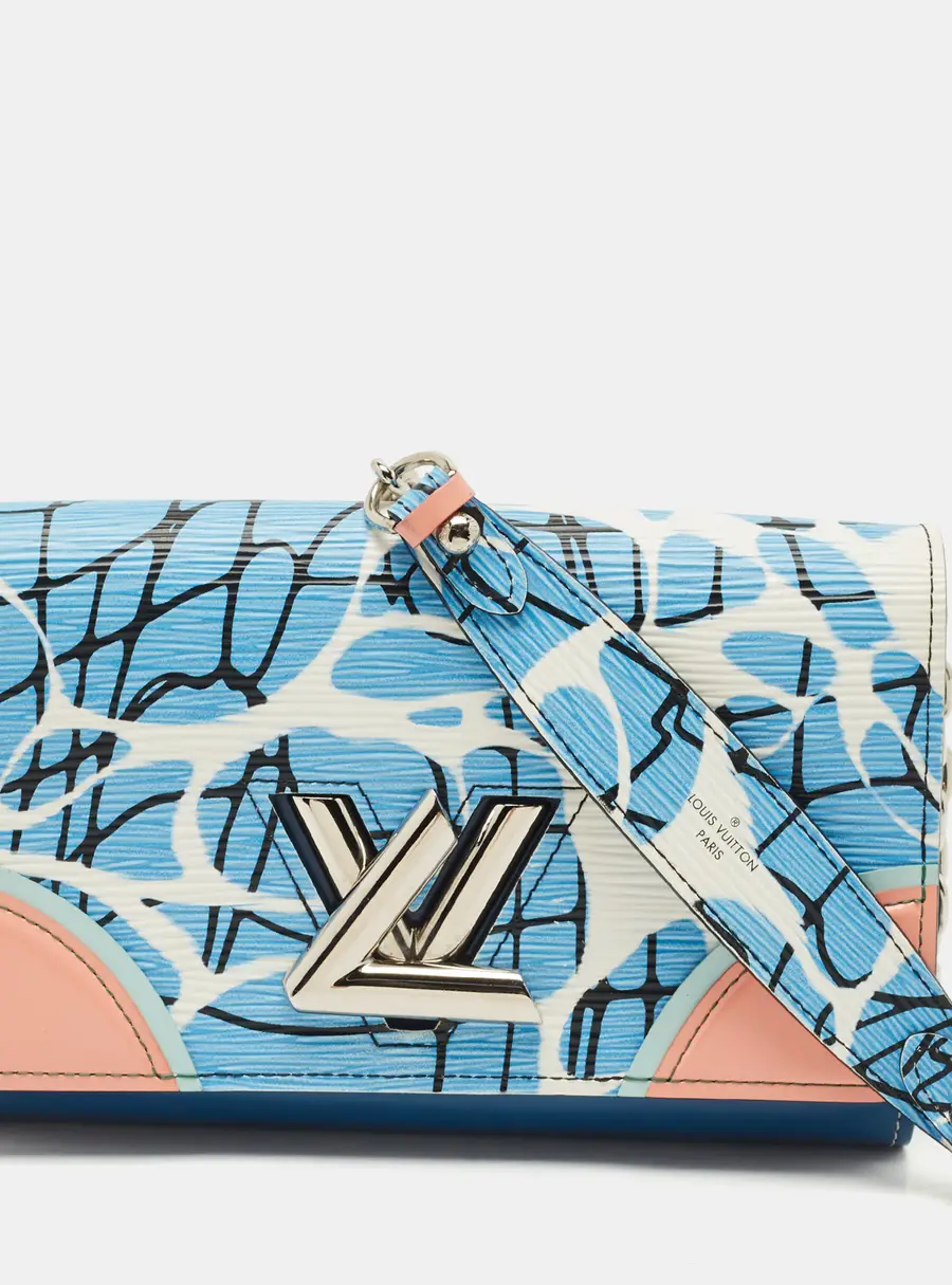 Louis Vuitton Twist Multicolor Leather and Patent Leather Wallet On Chain