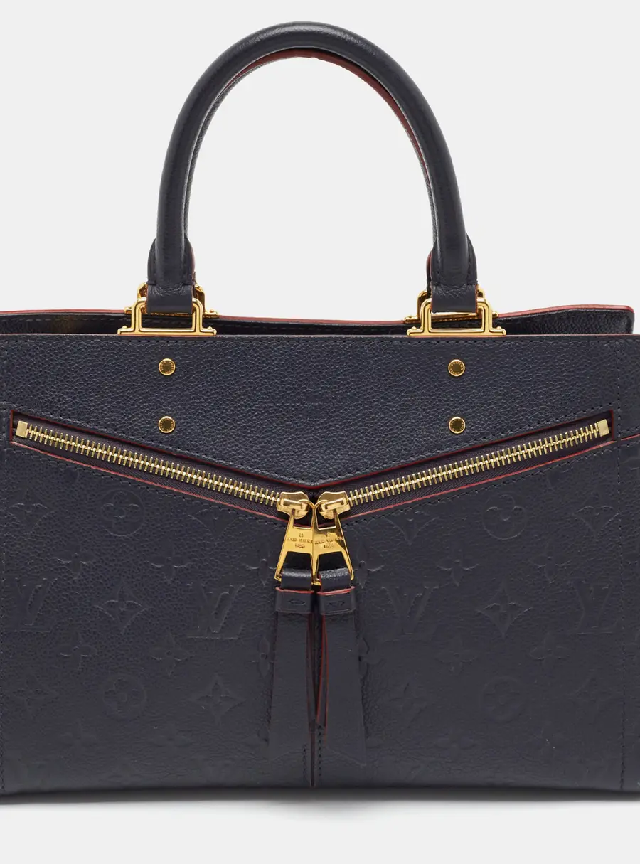Louis Vuitton Marine Rouge Monogram Empreinte Leather Sully PM Bag