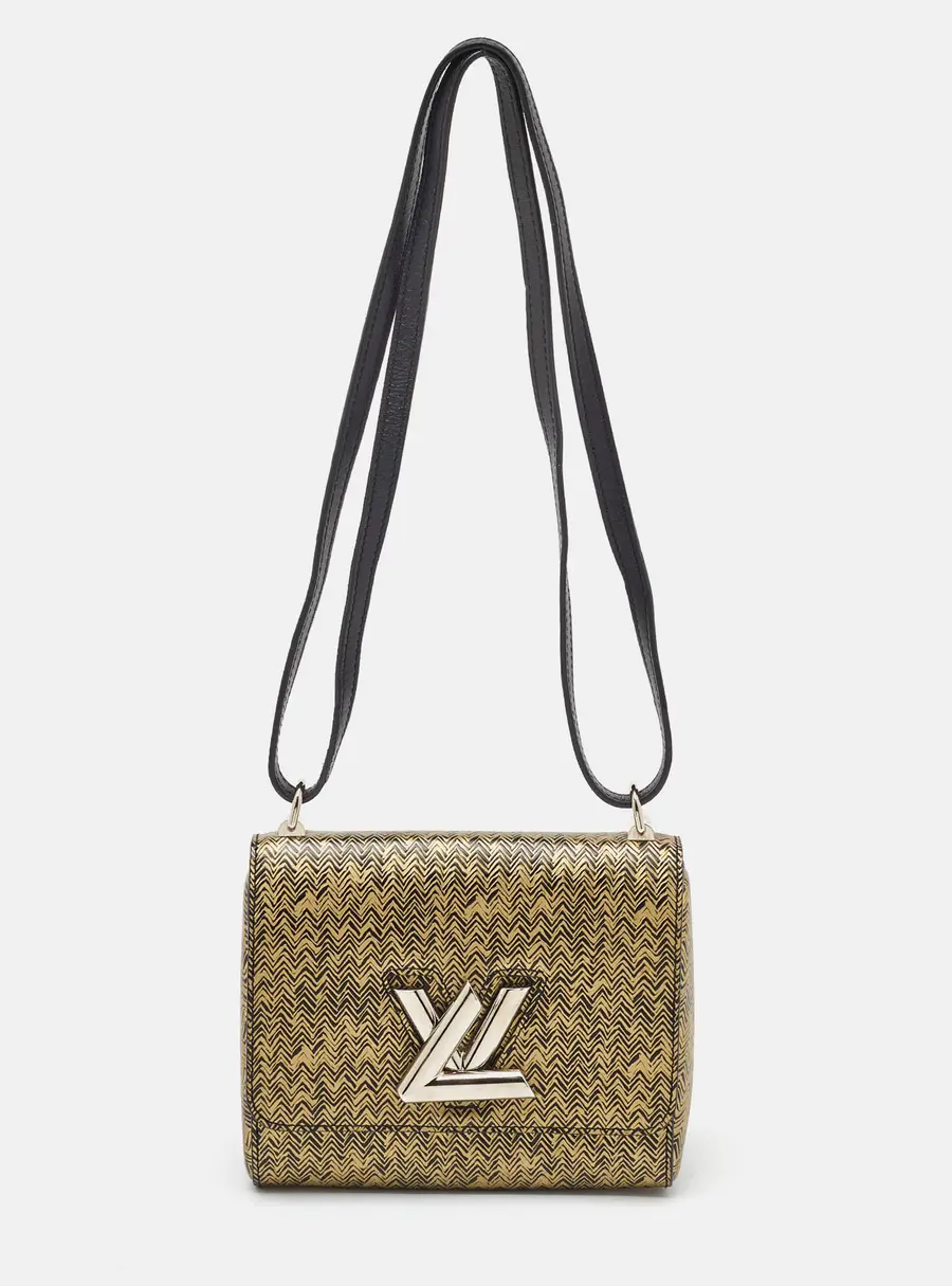 Louis Vuitton Twist Medium Black Leather Shoulder Bags