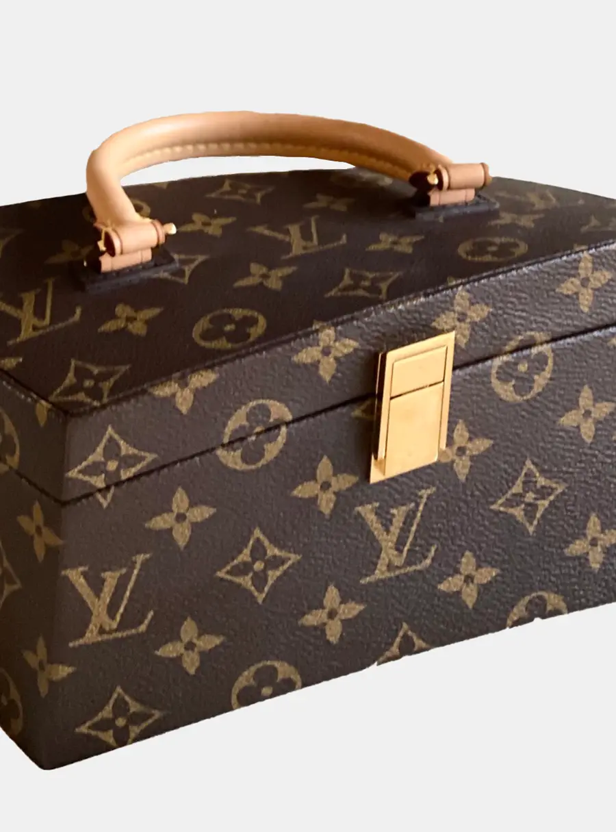 Louis Vuitton Twisted Box Bag Monogram Canvas Top Handle Bag