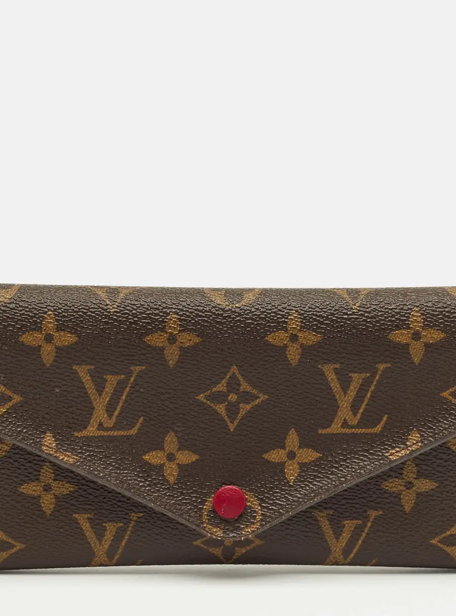 Louis Vuitton Josephine Brown Coated Canvas Continental Wallet