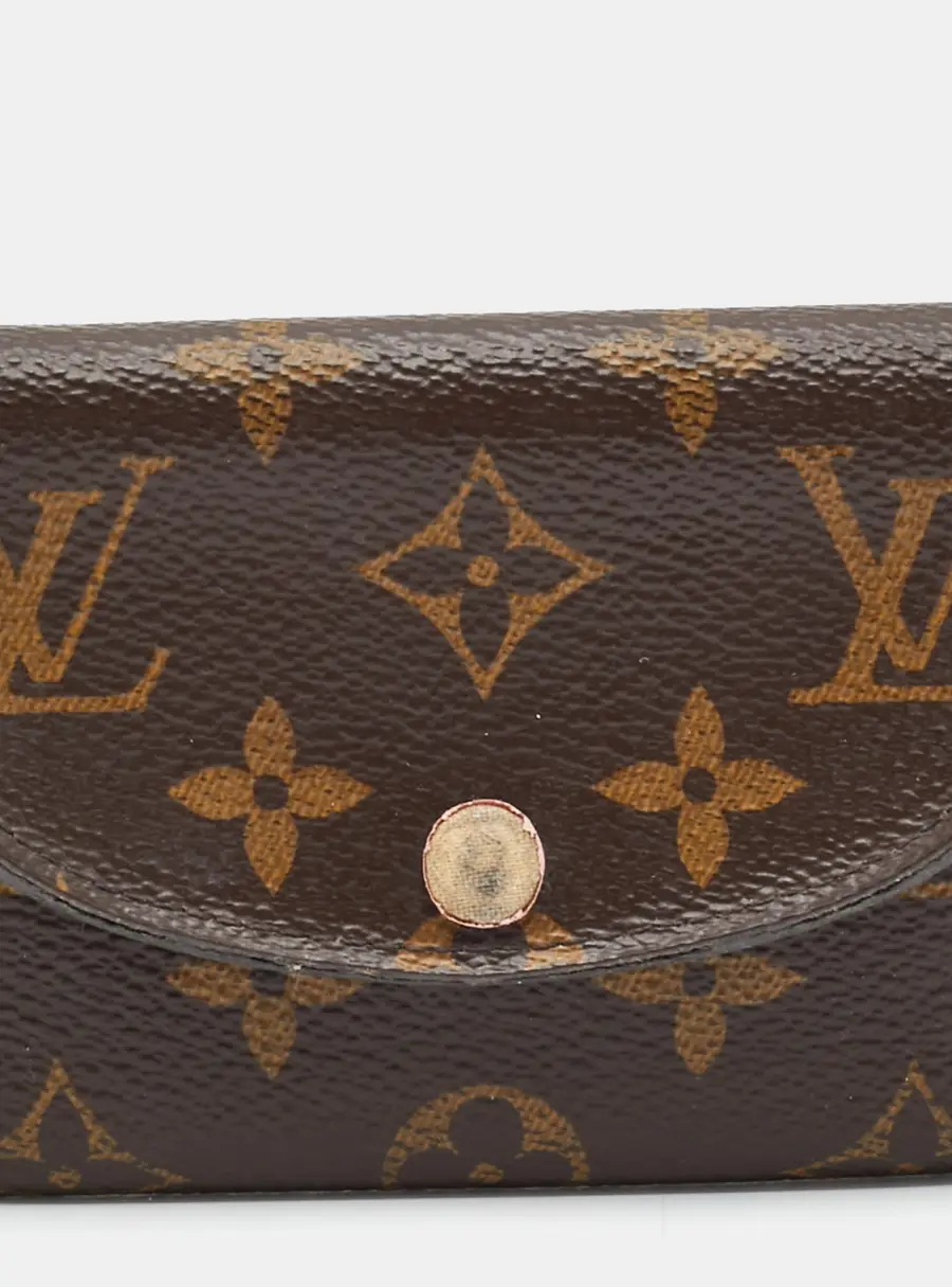 Louis Vuitton Rosalie Pink Coated Canvas and Leather Coin Purse