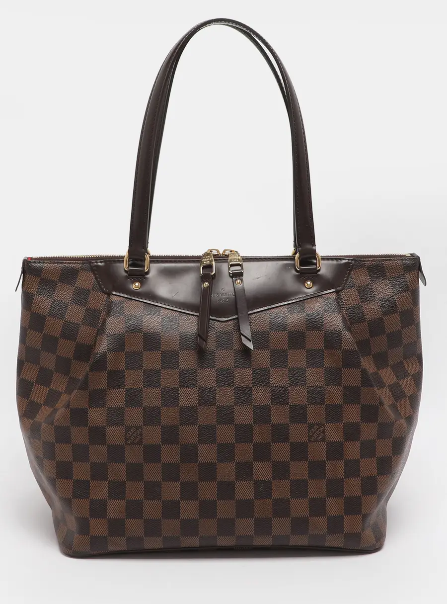 Louis Vuitton Westminister GM Damier Ebene Canvas and Leather Bag