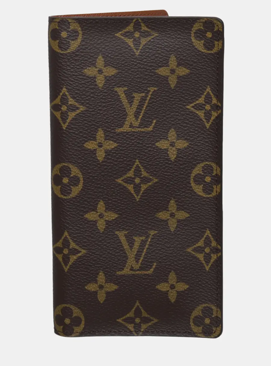 Louis Vuitton Monogram Canvas Brown Monogram Canvas Long Wallet Bag
