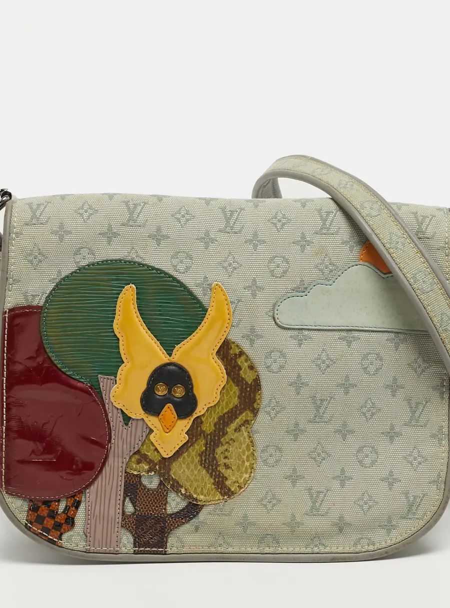 Louis Vuitton Patchwork Conte de Fees Musette Grey Monogram Limited Edition Bag