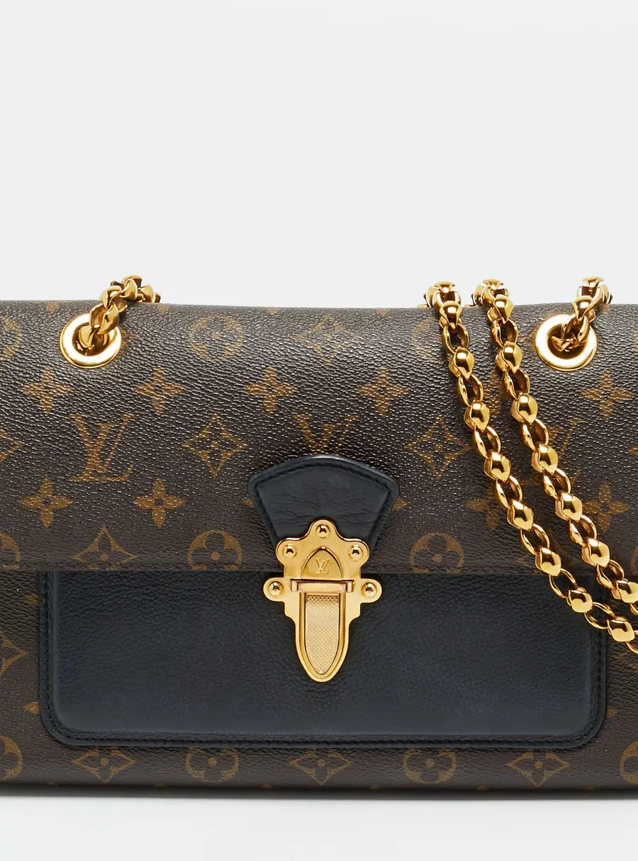 Louis Vuitton Victoire Black Monogram Canvas Bag