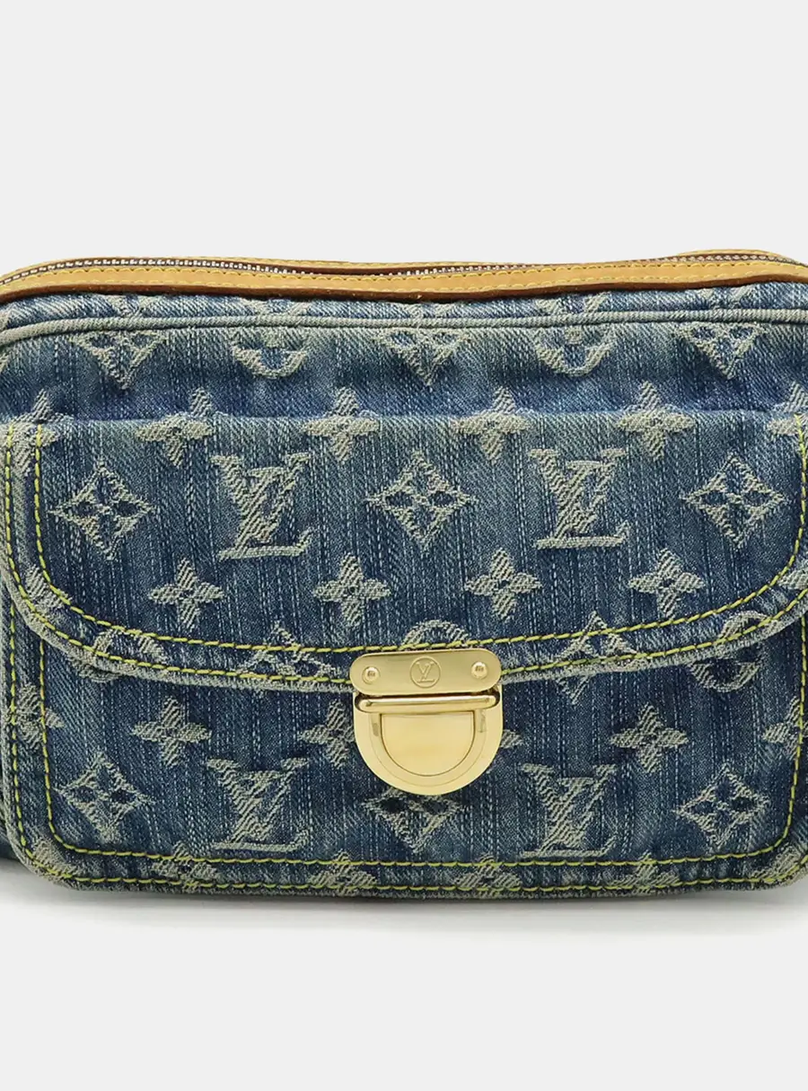 Louis Vuitton Monogram Blue Denim Bum Bag