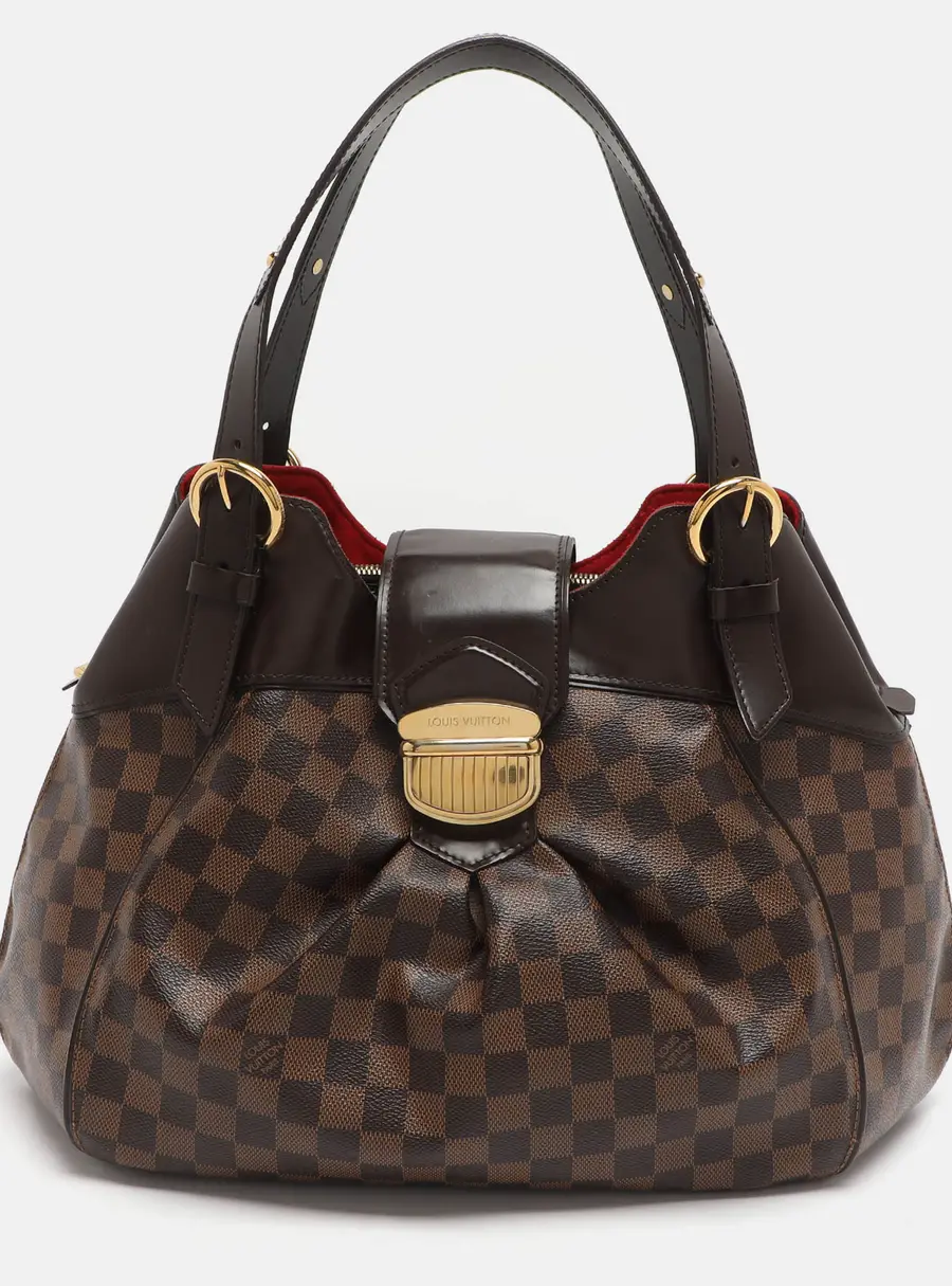 Louis Vuitton Sistina GM Damier Ebene Canvas Bag