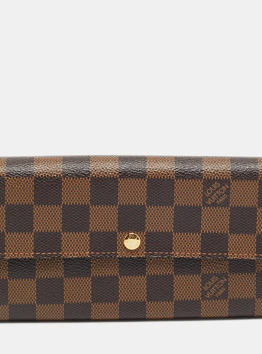 Louis Vuitton Sarah Damier Ebene Canvas Wallet