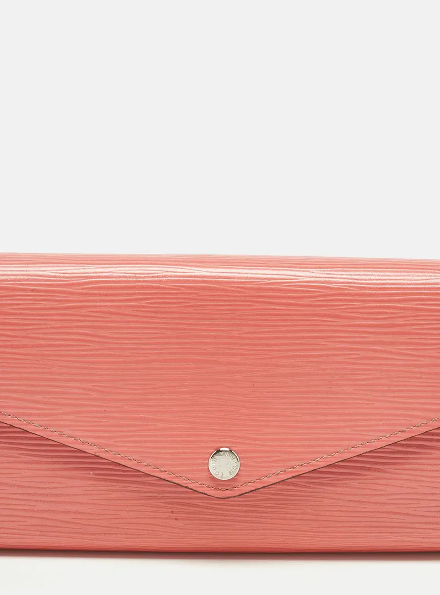 Louis Vuitton Sarah Coral Epi Leather Wallet